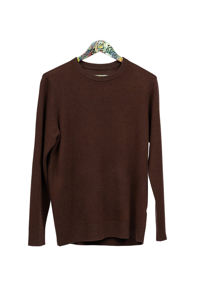 WOV Chocolate Brown Cashmere Sweater